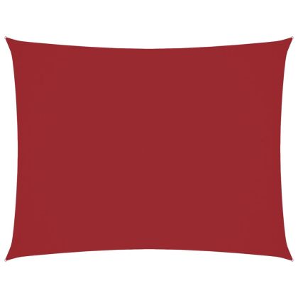 Платно-сенник, Оксфорд текстил, правоъгълно, 6x8 м, червено