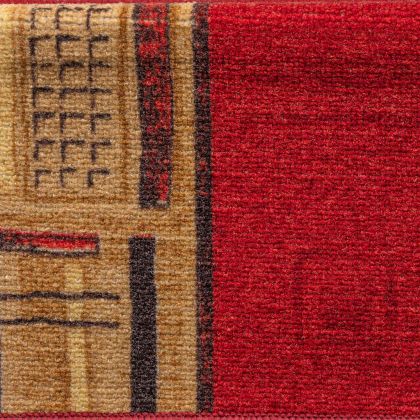 Самозалепващи стелки за стъпала, 15 бр, 65x21x4 см, червени