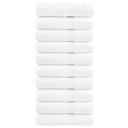 Премиум кърпи за ръце SOLUND 10 бр бели 50x100 см 600 gsm