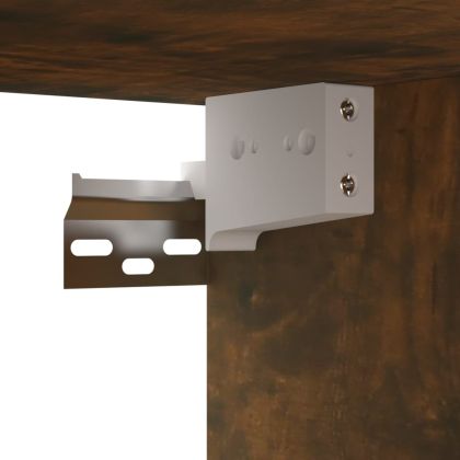 ТB шкафове, 4 бр, опушен дъб, 60x30x30 см, инженерно дърво