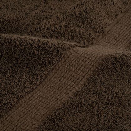 Премиум комплект хавлии от 12 части SOLUND кафяв 600 gsm