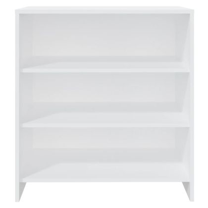 Бюфет, бял, 70x40,5x75 см, инженерно дърво