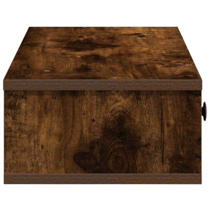 Стенен рафт с чекмеджета 100x37,5x19 см инженерно дърво