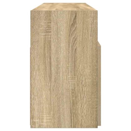 ТВ шкаф с LED осветление, дъб сонома, 120x30x50 см