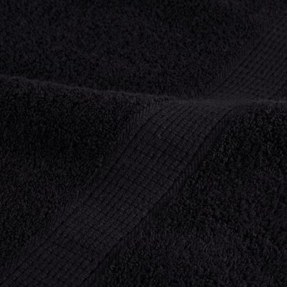 Премиум комплект хавлии от 6 части SOLUND черен 600 gsm