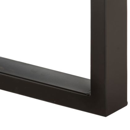 Пейка, 110 см, грубо мангово дърво масив и стомана