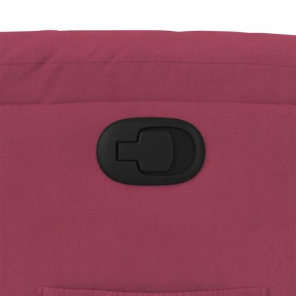 Реклайнер стол, виненочервен, кадифе