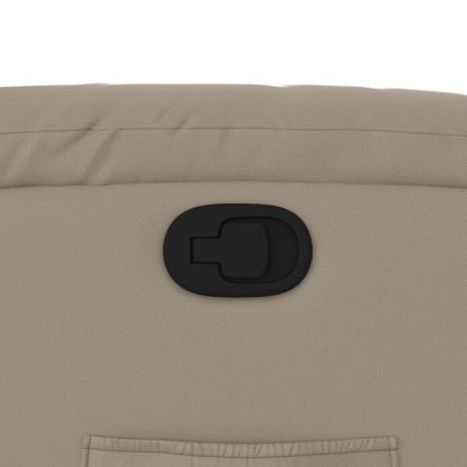 Изправящ реклайнер стол, капучино, изкуствена кожа