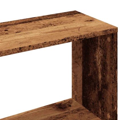 Шкаф за книги от старо дърво 97,5x29,5x100 см ПДЧ