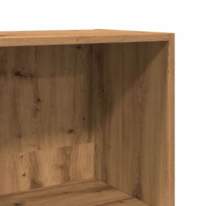 Библиотека, дъб артизан, 40x30x152 см, инженерно дърво