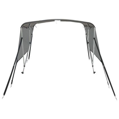 Тента за лодка с 3 дъги мрежести страници 183x(137-152)x137 см