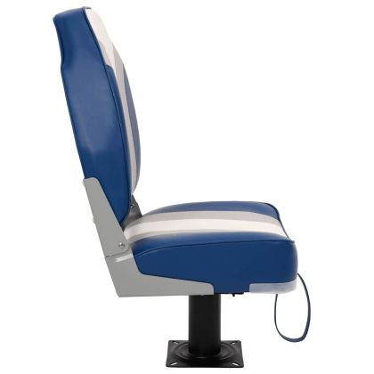 Сгъваема седалка за лодка от 2 части, висока облегалка