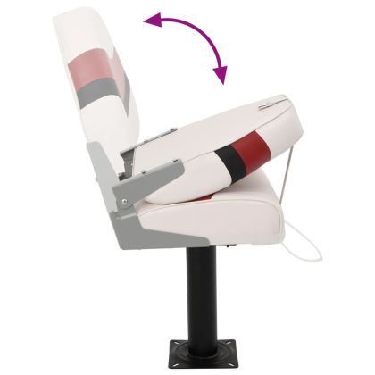 Сгъваеми седалки за лодка от 4 части, висока облегалка