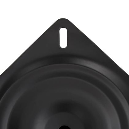 Стойка за седалка за лодка, черна, 33 см, стомана