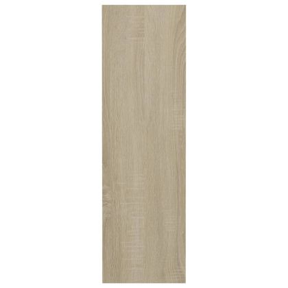 Стенни шкафове за обувки, 2 бр, дъб сонома, 60x18x60 см, ПДЧ