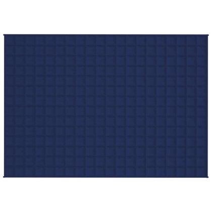 Утежнено одеяло синьо 140x200 см 6 кг плат