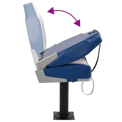 Сгъваеми седалки за лодка от 4 части, висока облегалка