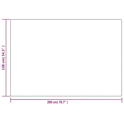 Утежнено одеяло с плик, сиво, 138x200 см, 6 кг, плат