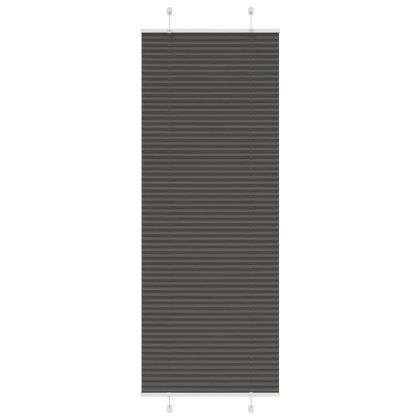 Плисирана щора черна 70x200 cm Ширина на плата 69,4 cm