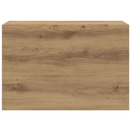 Стенен шкаф за баня, дъб артизан, 60x25x40 см, инженерно дърво