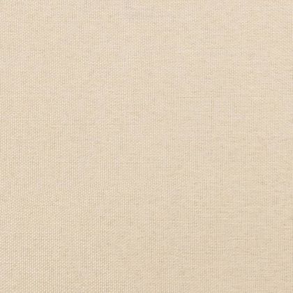 Горна табла за легло, кремава, 103x16x78/88 см, плат