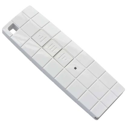 Автоматична касетъчна тента, 400x300 см, синьо и бяло