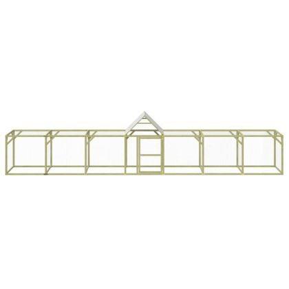 Кокошарник 700x100x150 см импрегниран бор масив