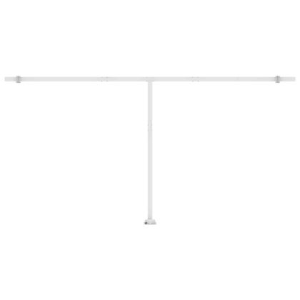 Свободностояща ръчно прибираща се тента 600x300 см кремав