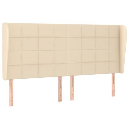 Боксспринг легло с матрак, кремаво, 200x200 см, плат