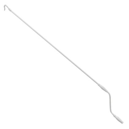 Ръчна касетъчна тента, 400x300 см, синьо и бяло