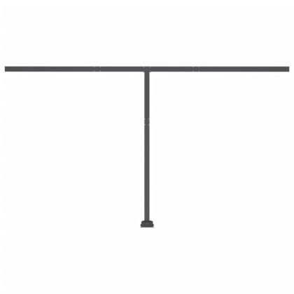 Свободностояща автоматична тента, 400x350 см, кремава