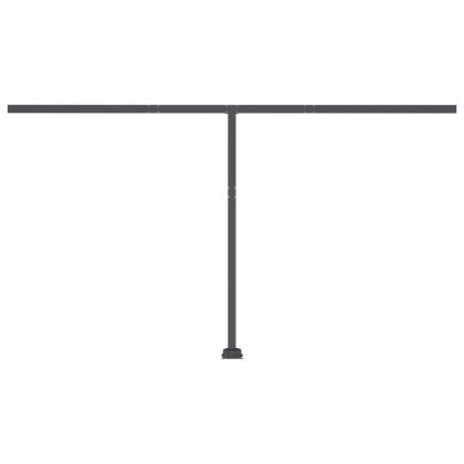 Свободностояща ръчно прибираща се тента 450x350 см кремава