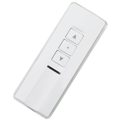 Сгъваема тента, моторизирана, 400 см, жълто/бяло