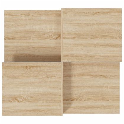 Кафе маси, 2 бр, дъб сонома, инженерно дърво