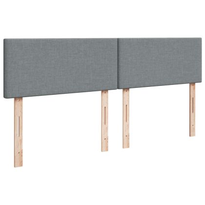 Боксспринг легло с матрак, светлосиво, 180x200 см, плат