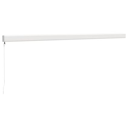 Прибираща се тента синьо и бяло 5x3 м плат и алуминий