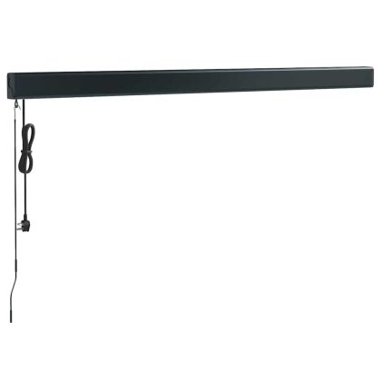 Прибираща се тента жълто и бяло 3x2,5 м плат и алуминий