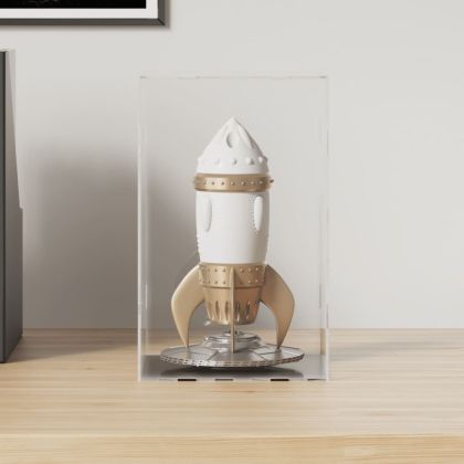 Кутия за показване, прозрачна, 14x14x22 см, акрил