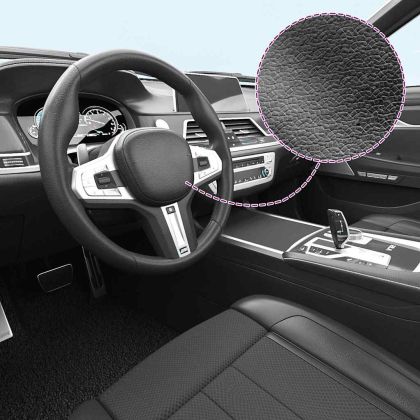 Фолиа за кола, 2 бр, матово черни, 100x150 см+50x150 см