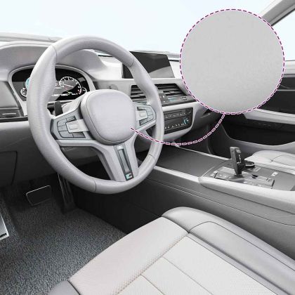 Фолиа за кола, 2 бр, матово сребристи, 100x150 см