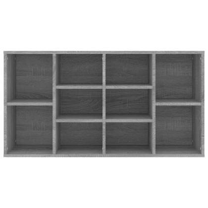 Шкаф за обувки, сив сонома, 103x30x55 см, инженерно дърво