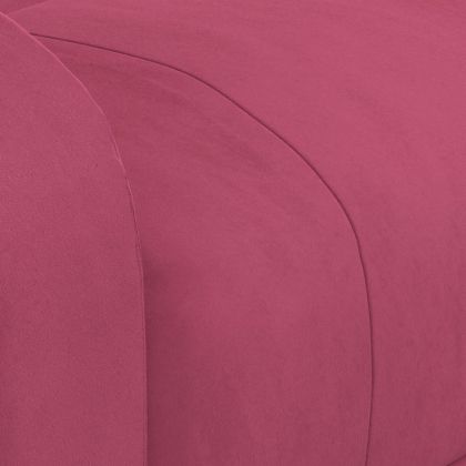 Масажен стол, виненочервен, кадифе