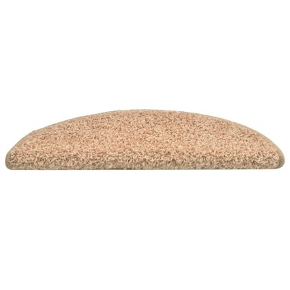 Изтривалки за стълби, 15 бр., 56x17x3 см, златни, полукръгли