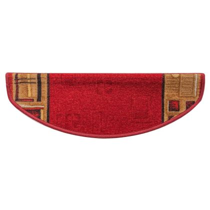 Самозалепващи стелки за стъпала, 15 бр, червени, 65x21x4 см