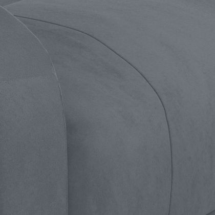 Изправящ масажен стол, тъмносив, кадифе