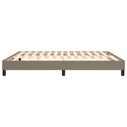 Рамка за легло с пружини, таупе, 160x200 см плат