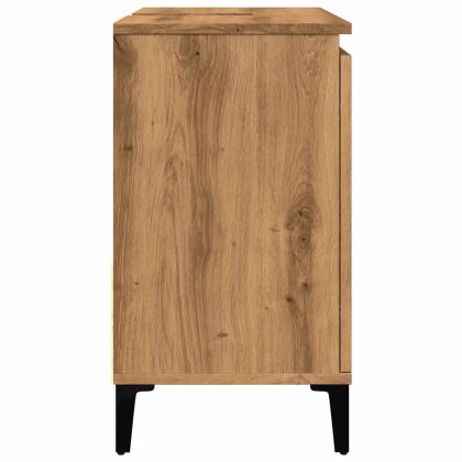 Шкаф за мивка, дъб артизан, 65x33x60 см, инженерно дърво