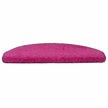 Изтривалки за стълби, 15 бр., 65x21x4 см, розови, полукръгли, големи