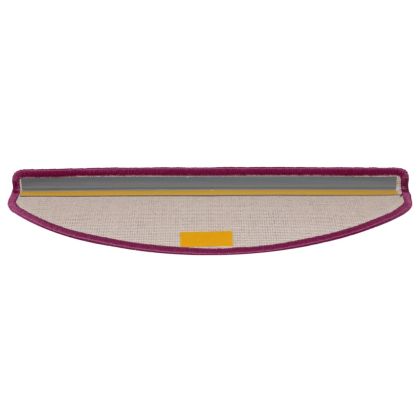 Изтривалки за стълби, 15 бр., 65x21x4 см, розови, полукръгли, големи