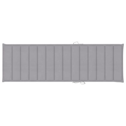 Градински шезлонг с масичка и шалте, импрегнирано борово дърво